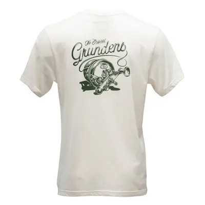 Grundéns tričko classic reel ss t-shirt fog - xl