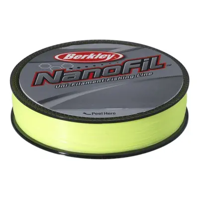 Berkley vlasec nanofil fluo žlutá 125 m-průměr 0,28 mm / nosnost 20,126 kg