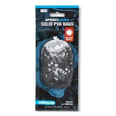 Nash pva sáčky speedload solid pva bags slow melt - medium