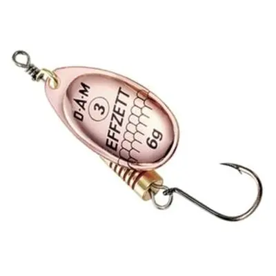 Dam třpytka effzett spinner with single hooks sinking copper - velikost 2 hmotnost 4 g