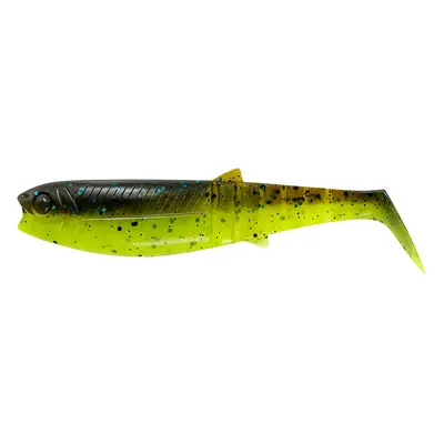 Savage gear gumová nástraha cannibal shad chartreuse pumpkin - 15 cm 33 g