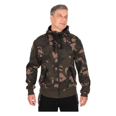 Fox mikina camo full zip premium hoodie - xxxl