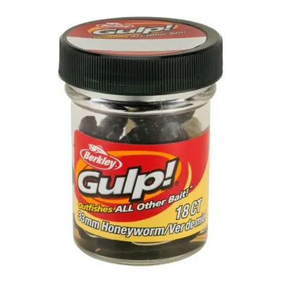 Berkley umělé nástrahy gulp honey worm-black 3,3 cm