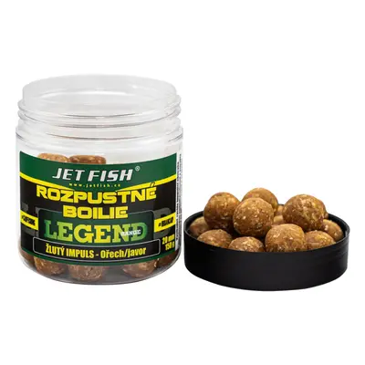 Jet fish rozpustné boilie legend range žlutý impuls ořech javor 250 ml - 20 mm