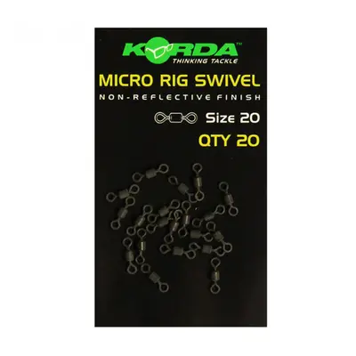 Korda obratlík micro rig swivel