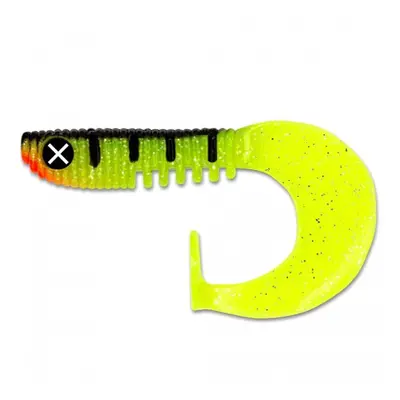 Monkey lures gumová nástraha curly lui atomic perch - 7,5 cm 3,5 g 6 ks