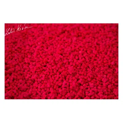 Lk baits pelety fluoro wild strawberry-1 kg 4 mm