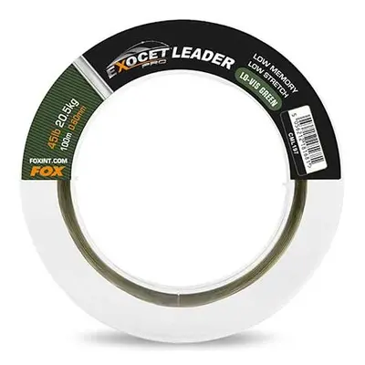 Fox vlasec exocet pro low vis green leader - 100 m 0,60 mm 20,5 kg