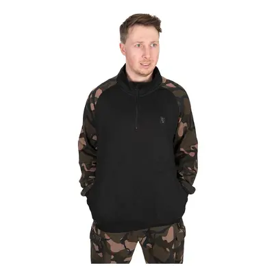 Fox mikina lw black camo qtr zip - xl