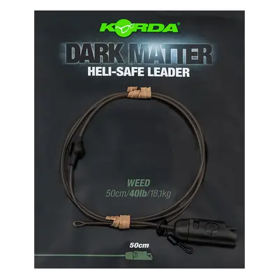 Korda koncová montáž dark matter leader heli safe 18,1 kg 50 cm - weed