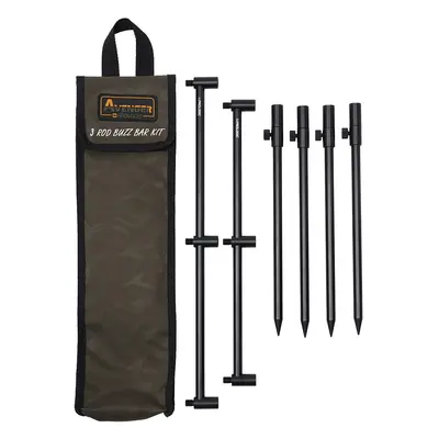 Prologic set vidliček a hrazd avenger rod buzz bar kits carrycase 3