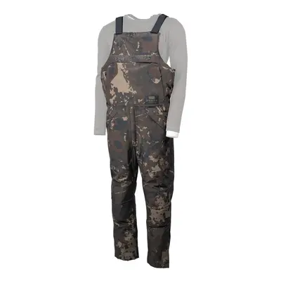 Nash kalhoty zero tolerance helluva waterproof bib and brace camo - l