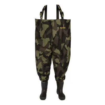 Avid carp prsačky distortion camo chest waders