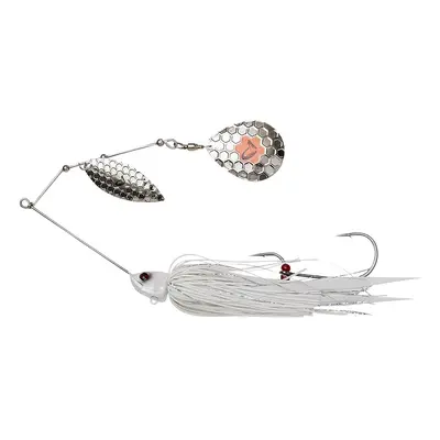 Savage gear třpytka da bush spinnerbait sinking white silver - 14 cm 21 g