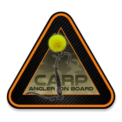 4anglersdesign samolepka 63 carp angler on board