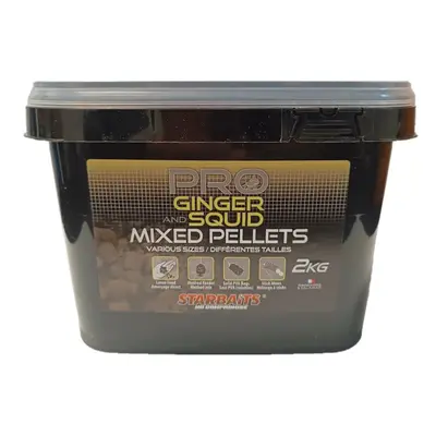 Starbaits pelety pro ginger squid mixed 2 kg