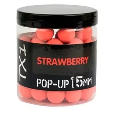 Shimano plovoucí boilie tx1 pop up strawberry 80 g 15 mm fluoro red