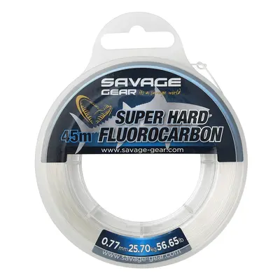 Savage gear fluorocarbon super hard clear - 45 m 0,77 mm 25,7 kg