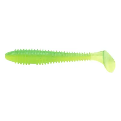 Keitech gumová nástraha swing impact fat lime chartreuse - 8,25 cm 5,6 g 7 ks