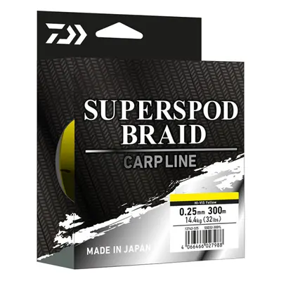 Daiwa splétaná šnůra super spod braid 0,25 mm 300 m