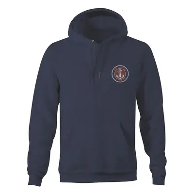 Grundéns mikina displacement dwr hoodie heather navy - l