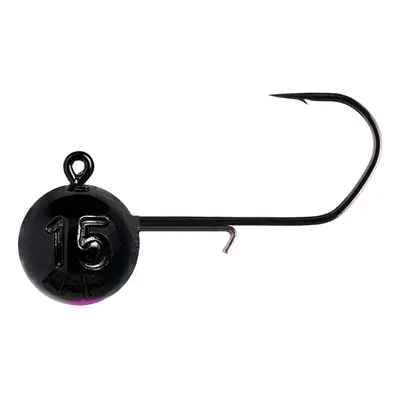 Monkey lures jigová hlavička mnky hook black pink 3 ks 2/0 - 21 g