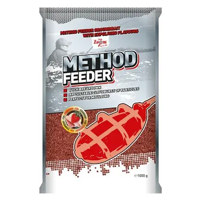 Carp zoom krmítková směs method feeder groundbaits 1 kg - jahoda ryba