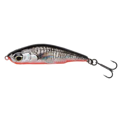 Savage gear wobler 3d sticklebait pencil sinking black red - 7,5 cm 13 g