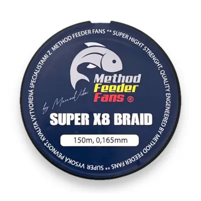 Method feeder fans splétaná šňůra super x8 feeder 150 m 0,165 mm 13,9 kg