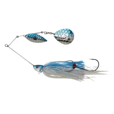 Savage gear třpytka da bush spinnerbait sinking blue silver - 14 cm 21 g