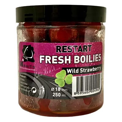 Lk baits boilie fresh restart wild strawberry - 18 mm 250 ml