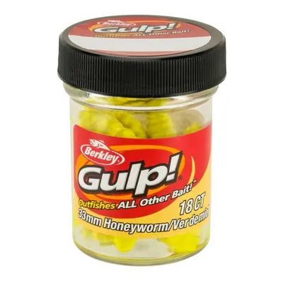 Berkley umělé nástrahy gulp honey worm-honey yellow 3,3 cm