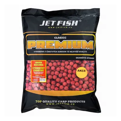 Jet fish boilie premium clasicc 5 kg 20 mm - jahoda / brusinka