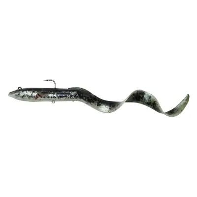 Savage gear gumová nástraha 4d real eel black green pearl php - 20 cm 38 g