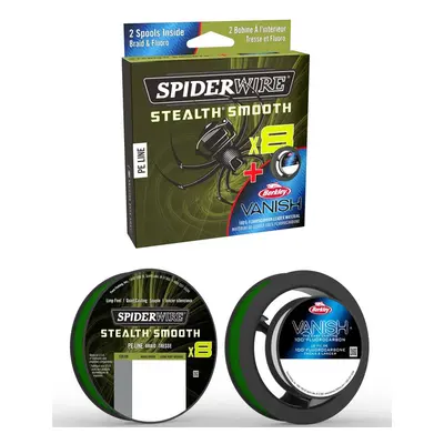 Spiderwire splétaná šňůra stlth smooth8 moos green 150m - 0,11 mm 10,3 kg