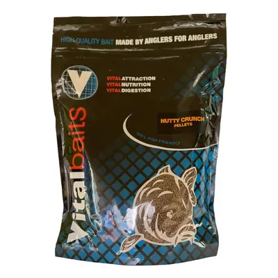 Vitalbaits pelety nutty crunch 1 kg - 2 mm