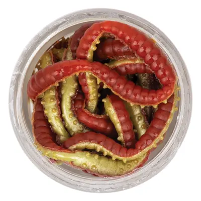 Berkley gumová nástraha powerbait power honey worm 2,5 cm 55 ks red yellow