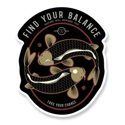 4anglersdesign samolepka 81 find your balance