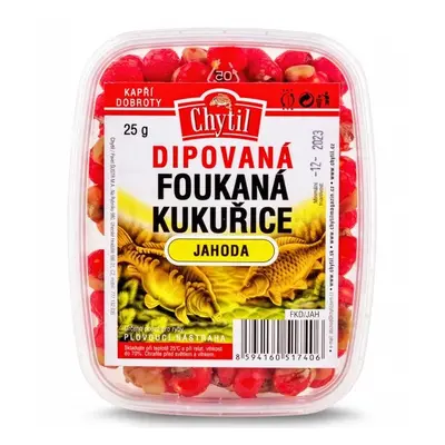 Chytil dipovaná foukaná kukuřice 25 g - jahoda