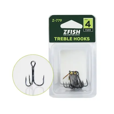 Zfish trojháčky treble hooks z-779 - 8