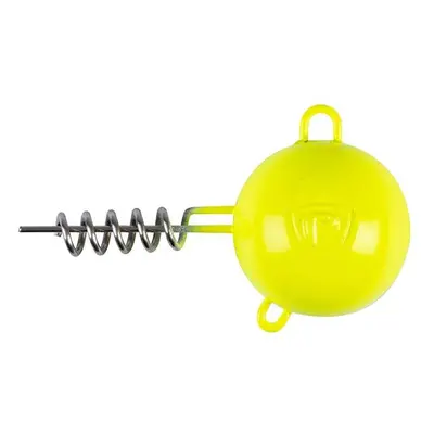 Fox rage jigová hlava plegaic screws uv yellow - 120 g