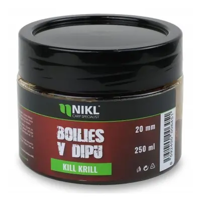 Nikl boilies v dipu kill krill 250 g - 20 mm