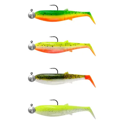 Savage gear gumová nástraha cannibal shad darkwater mix 4+4 - 6,8 cm 3 g 5 g #1/0