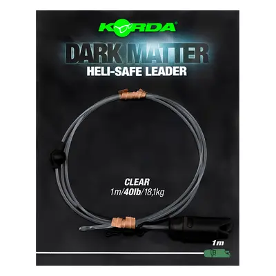 Korda koncová montáž dark matter leader heli safe 18,1 kg 1 m - clear