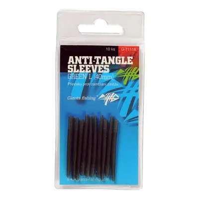 Giants fishing převleky proti zamotání anti tangle sleeves green 10 ks-velikost 40 mm