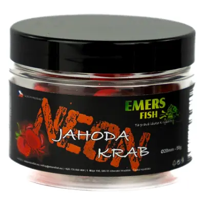 Emersfish boilie neonky jahoda krab 50 g - 20 mm