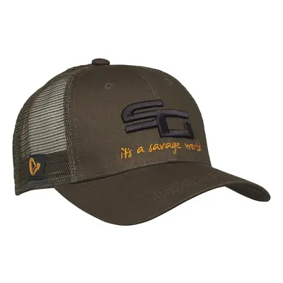 Savage gear kšiltovka sg4 cap one size olive green