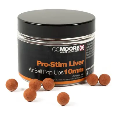 Cc moore plovoucí boilie pro-stim liver air ball pop ups - 10 mm 80 ks