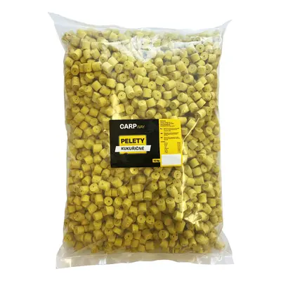 Carpway pelety kukuřičné žluté s dírou 10 kg - 12 mm