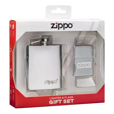 Zippo sada - placatka a zippo benzínový zapalovač